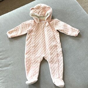 Nordstrom Pink Quilted Bunting size 12 months